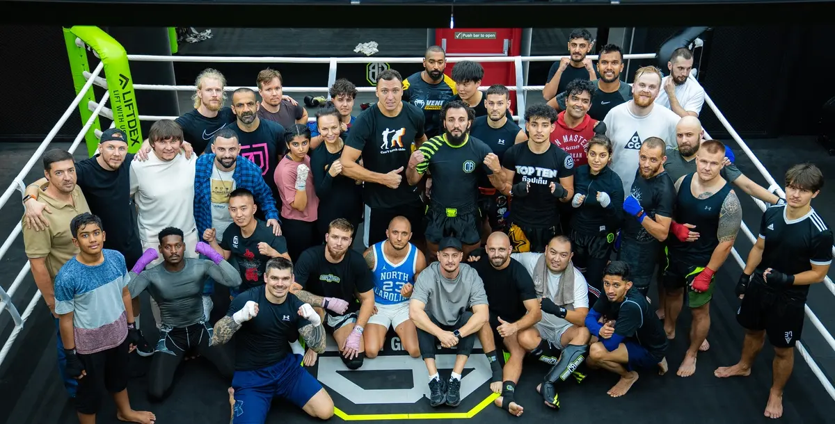 World champions in kickboxing and muay thai combat techniques workshop